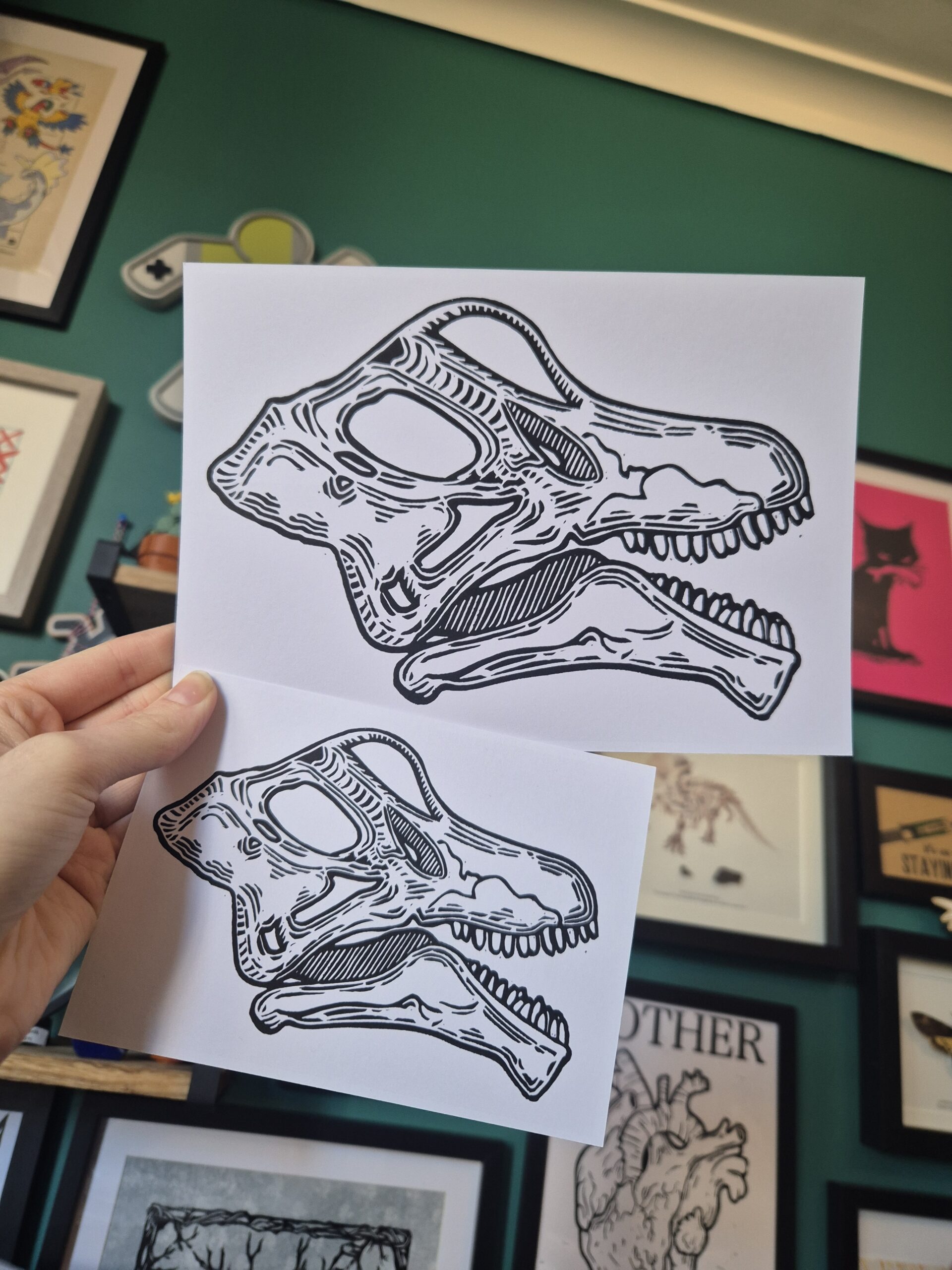 A5 or A6 Brachiosaurus Postcard