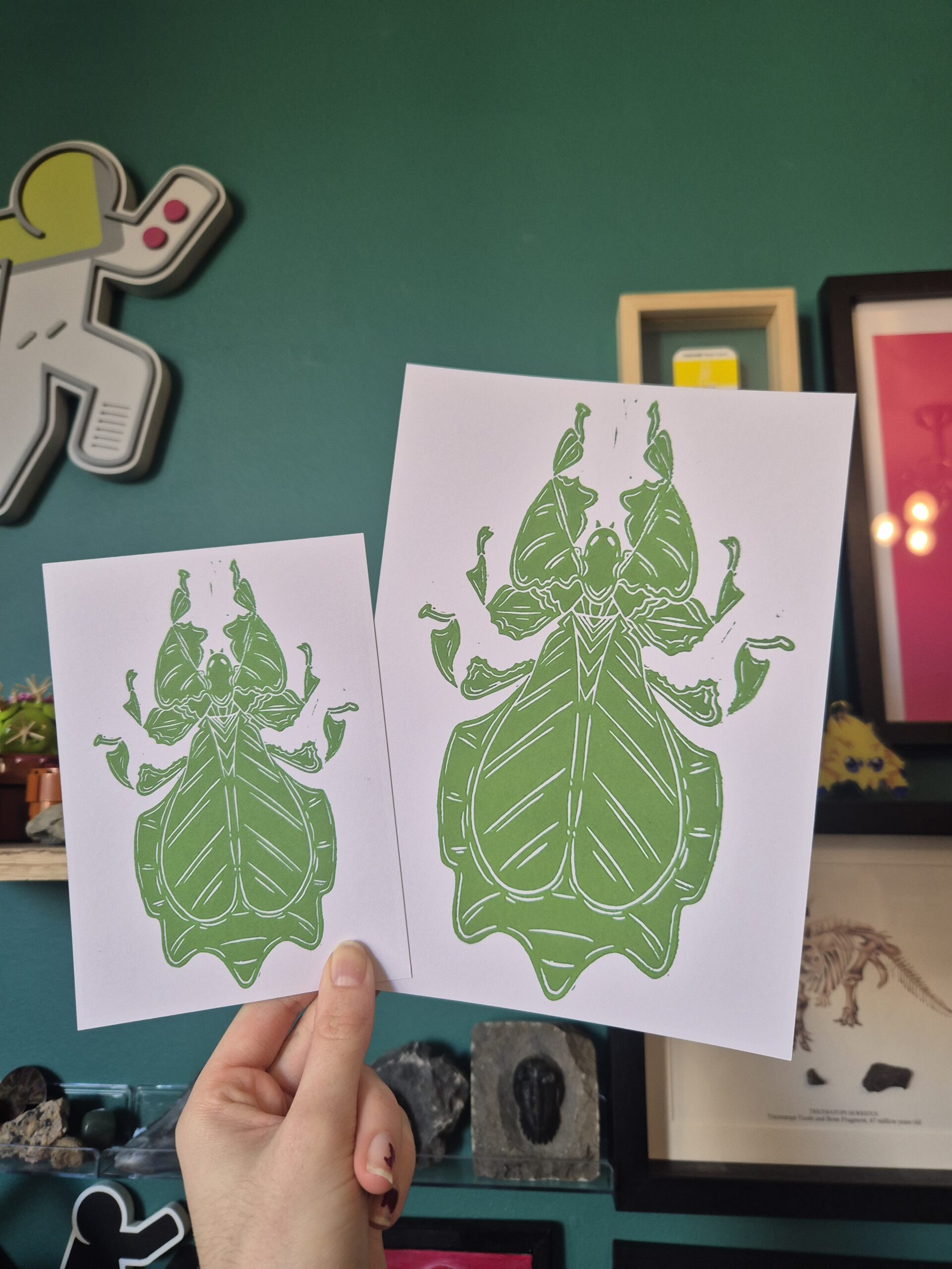 A5 or A6 Leaf Insect Postcard