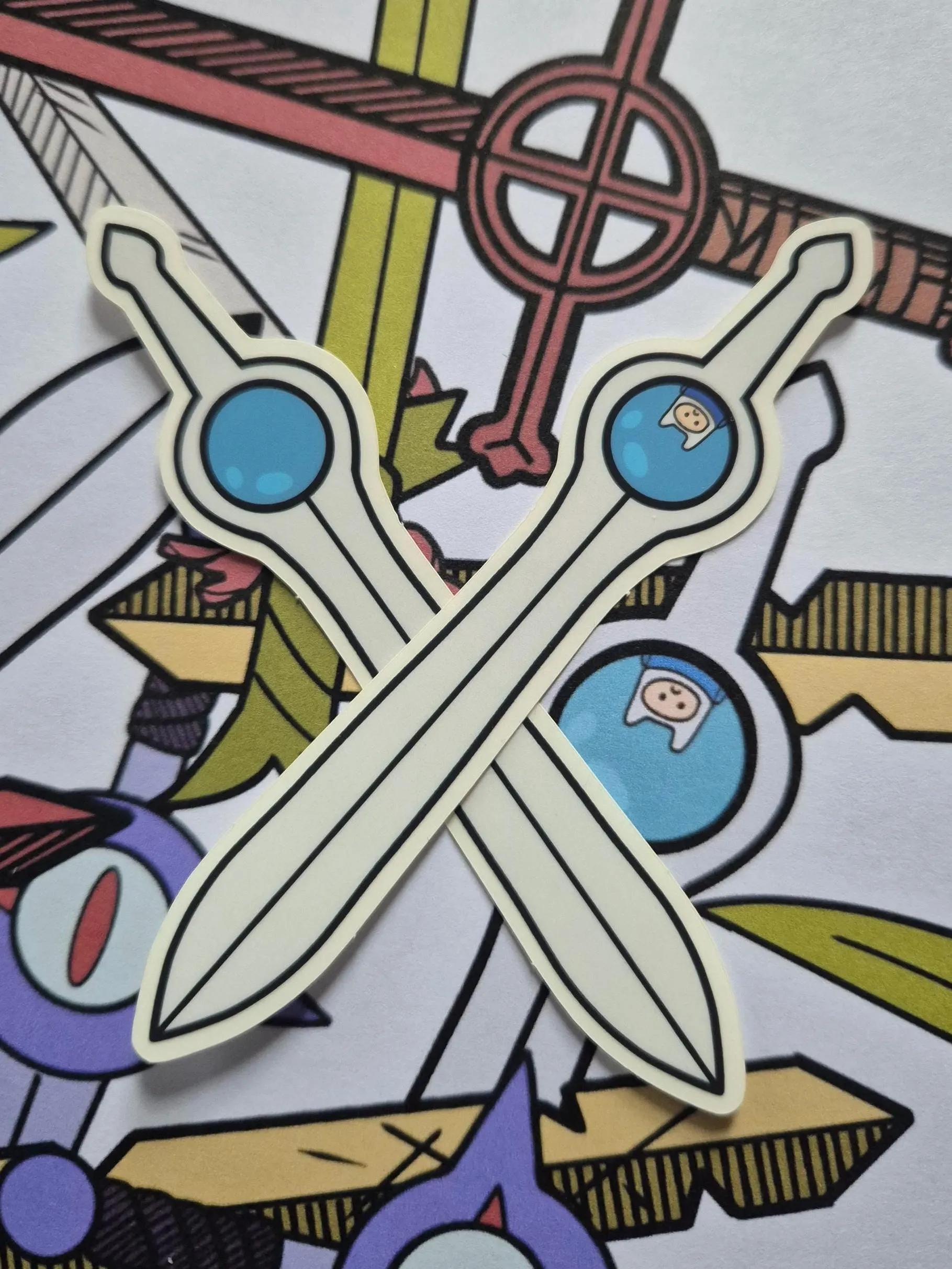 Finn Sword Vinyl Sticker