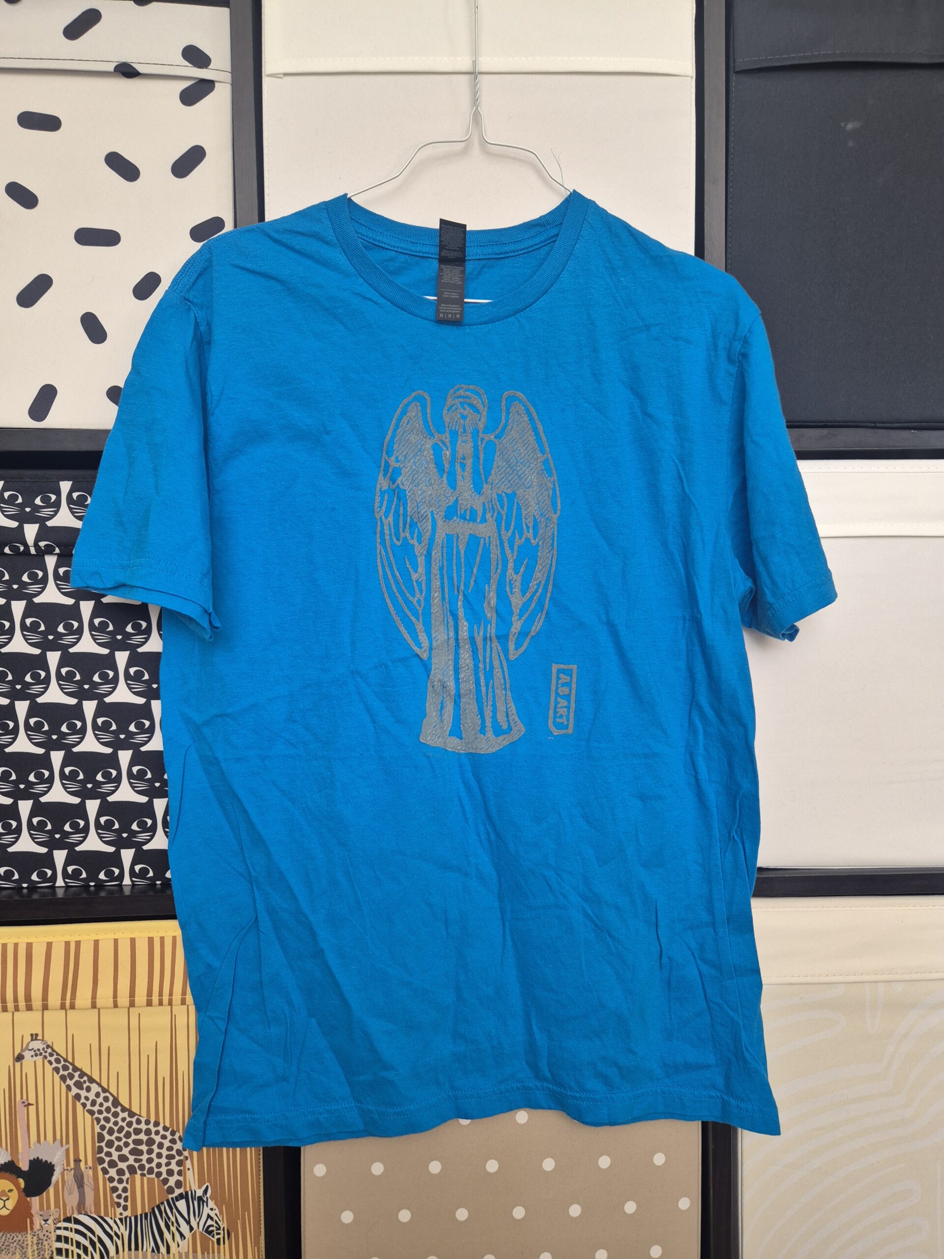 Blue Weeping Angel T-Shirt – Size Medium