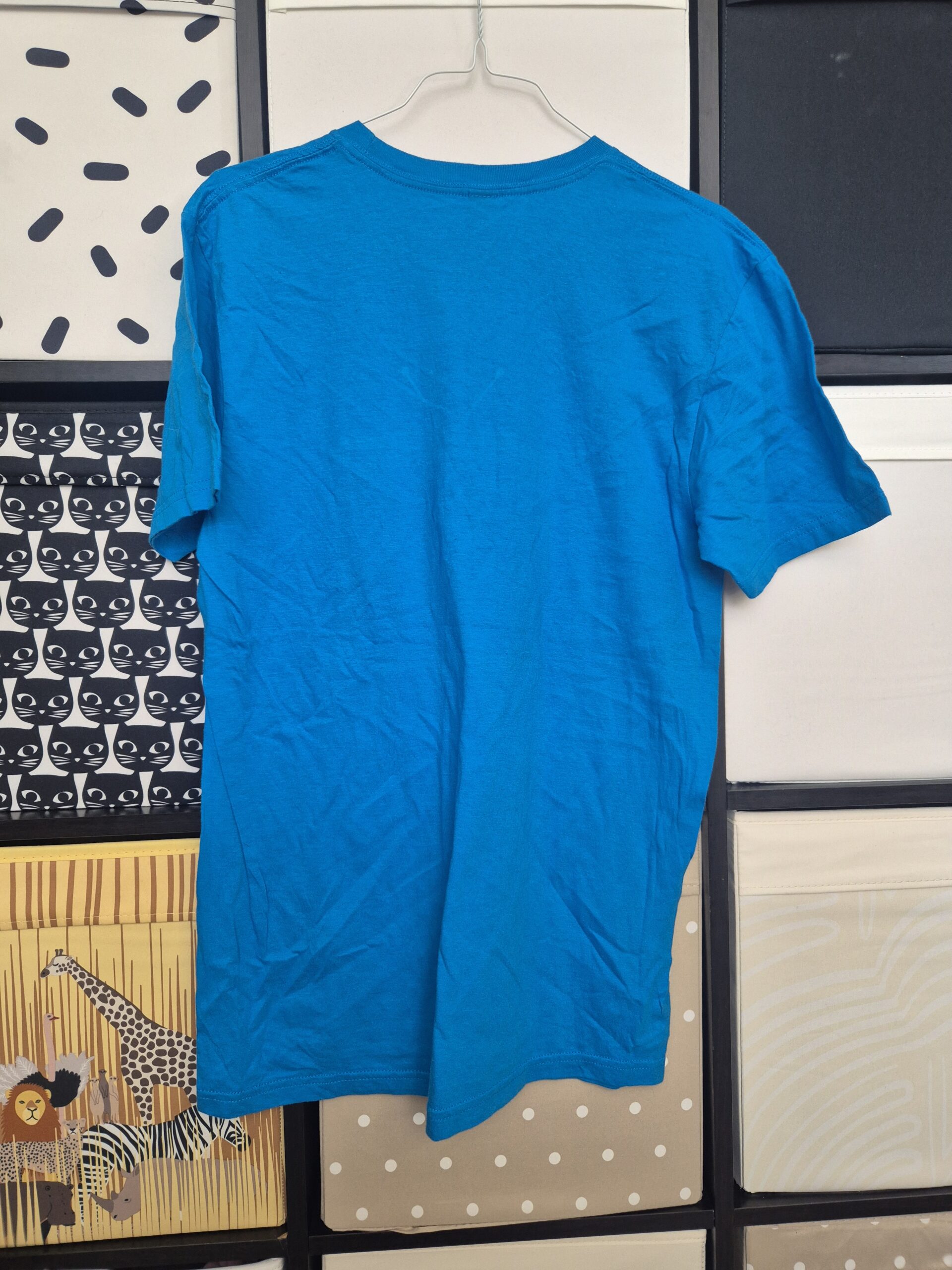 Blue Retro T.V. T-Shirt - Size Medium - Image 4