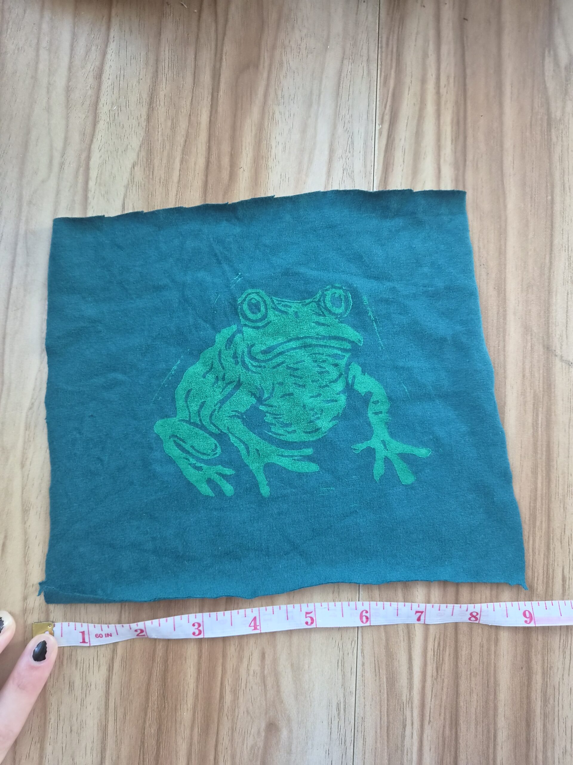 Green Frog Sew on Patch – A.L.O.F